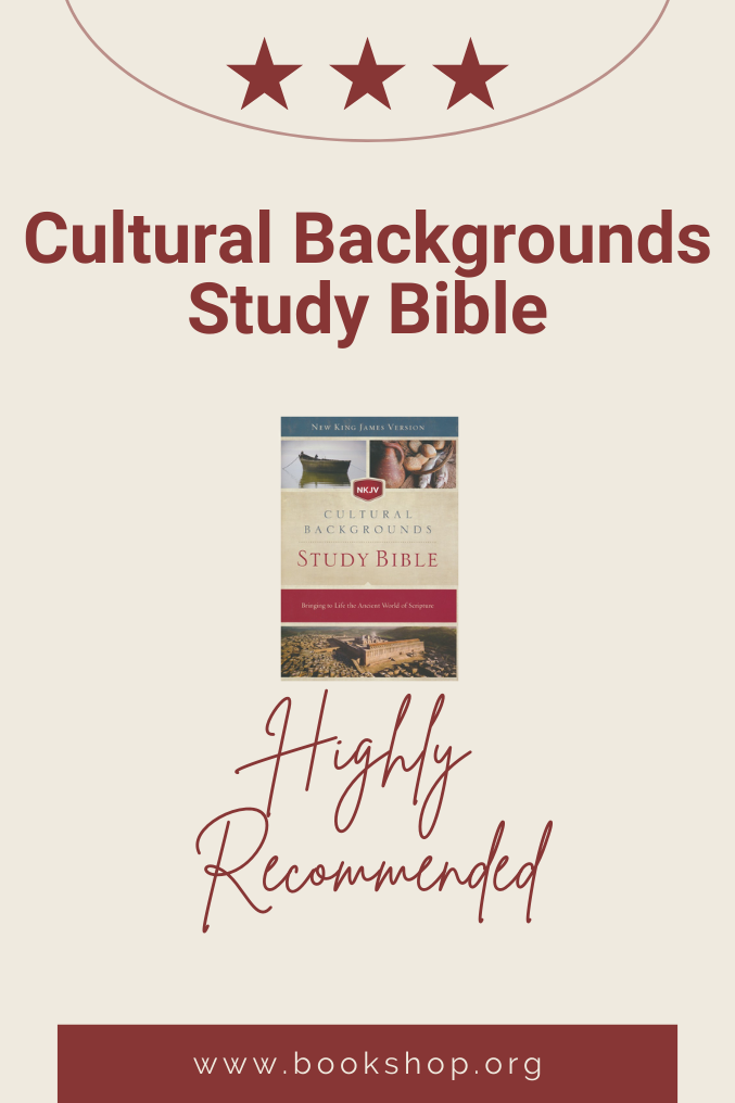 Cultural Study Bible